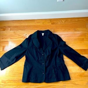 Woman’s Plus Size Fall black coat